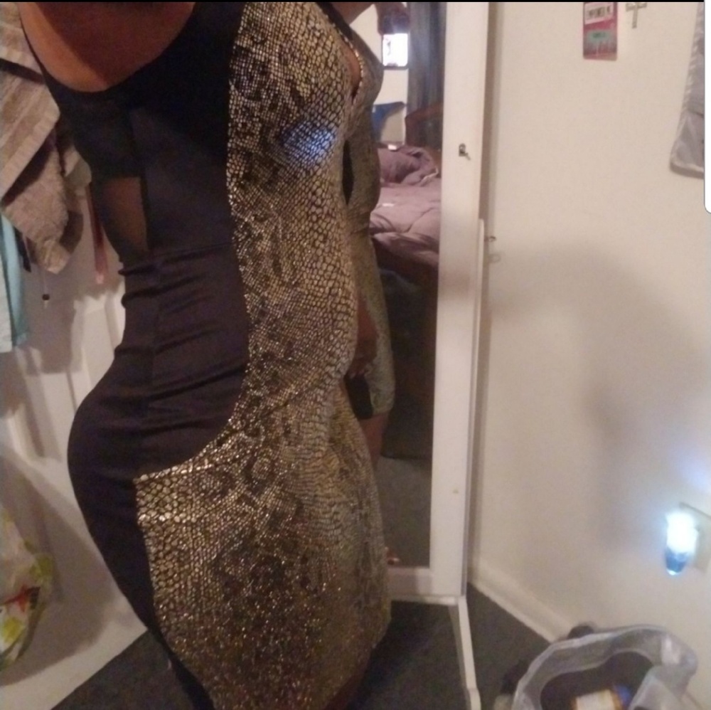 Sexy black dress
